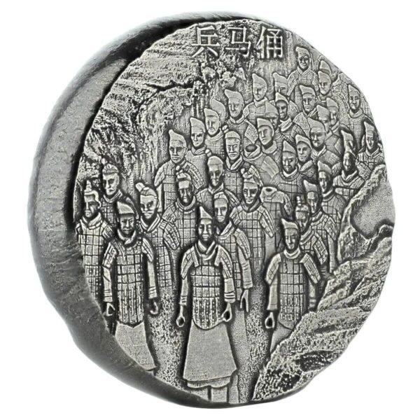 2020 $2 Terracotta Warriors 5oz Silver Coin - Image 2