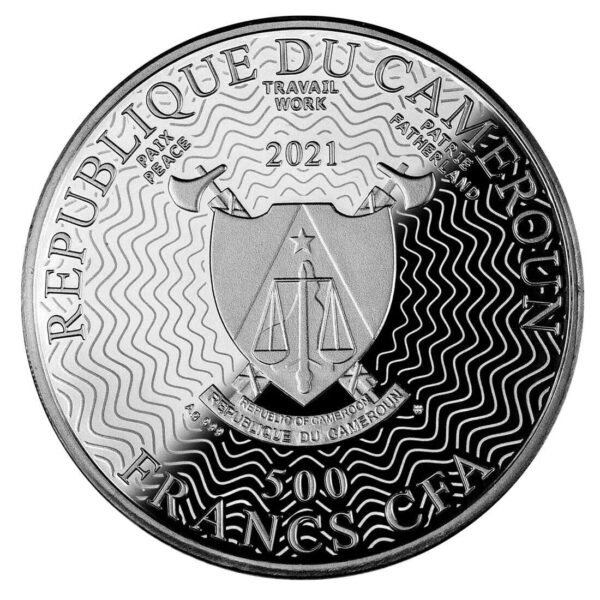 2021 Silver Ruthenium Solar System – Saturn Coin - Image 2