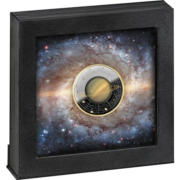 2021 Silver Ruthenium Solar System – Saturn Coin - Image 3