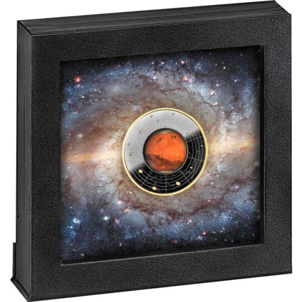 2021 Solar System – Mars Silver Ruthenium Coin - Image 3