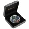 2021 $5 Chinese Ancient Mythical Creatures 5oz Silver Antiqued Coin - Image 3