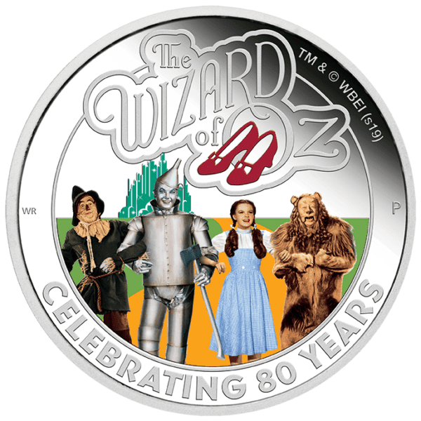 2019 $1 The Wizard of Oz 80th Anniversary 1oz Silver Proof Coin