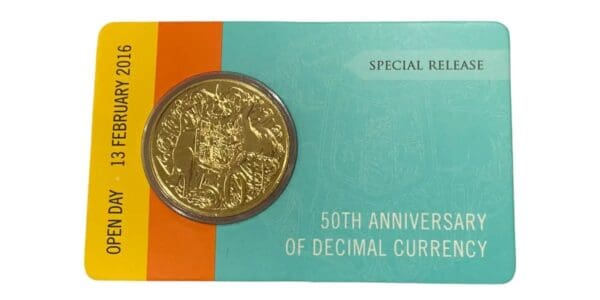 2016 50c Gold Plated 50th Anniversary Open Day Special Release