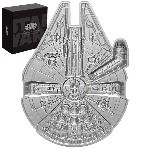 2021 $2 Star Wars Millennium Falcon 1oz Silver Coin