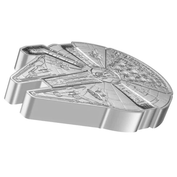 2021 $2 Star Wars Millennium Falcon 1oz Silver Coin - Image 5