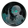2021 ₵5 Alien 1oz Black Rhodium Plated Silver Proof Coin
