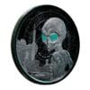 2021 ₵5 Alien 1oz Black Rhodium Plated Silver Proof Coin - Image 2