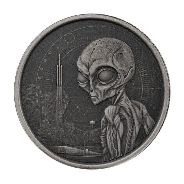 2021 Alien 1/2oz Silver 4 Coin Set - Image 3