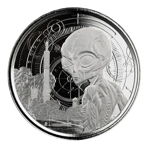 2021 Alien 1/2oz Silver 4 Coin Set - Image 5