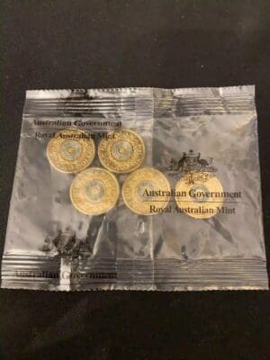 2017 $2 Remembrance Day 5 Coin UNC Bag
