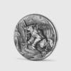 2021 The Binding of Fenrir 2oz Silver 11.5oz Copper Bimetal Antiqued Coin - Image 3