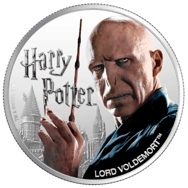 2020 $1 Lord Voldemort Wizarding World 1oz Silver Coin