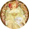 2021 $20 Micropuzzle Treasures Reverie by Mucha 3oz Silver Coin