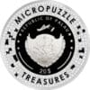 2021 $20 Micropuzzle Treasures Reverie by Mucha 3oz Silver Coin - Image 2