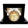 2021 $20 Micropuzzle Treasures Reverie by Mucha 3oz Silver Coin - Image 3
