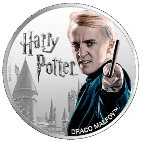 2020 $1 Draco Malfoy Wizarding World 1oz Silver Coin