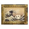 2021 Kanagawa Waves World Famous Painting Jigsaw Bimetal Coin