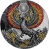 2021 $5 Burning Phoenix 2oz Silver Black Proof Coin