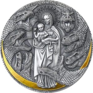 2021 Lady And The Dragon Apocalypse 3oz Silver Coin