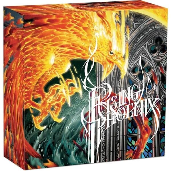 2022 $5 Rising Phoenix 5oz Silver Antiqued Coloured Coin - Image 5