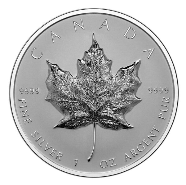 2022 $20 Silver Maple Leaf Ultra High Relief 1oz Silver Coin