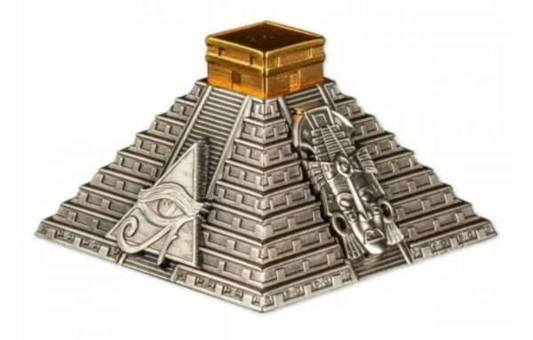 2022 Mayan Pyramid Of Chichen Itza 5oz Silver Coin - Image 2