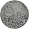 2022 $5 Human Tragedies Hiroshima 2oz Silver Antiqued Coin - Image 3