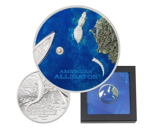 2022 $5 American Alligator 1oz Silver Coin