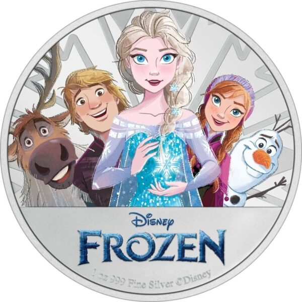 2022 $2 Disney Frozen 1oz Silver Proof Coin