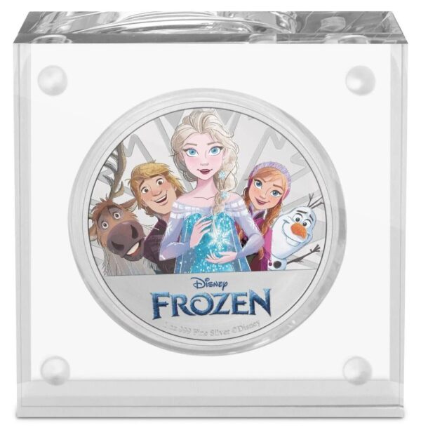 2022 $2 Disney Frozen 1oz Silver Proof Coin - Image 3