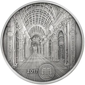 2017 Saint Peters Basilica 100g Silver Coin