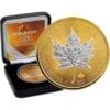 2023 $5 Maple Leaf Space Gold Edition 1oz Silver Coin - Image 3