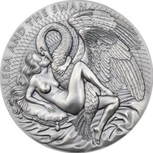 2023 Leda And The Swan Celestial Beauty 2oz Silver Coin