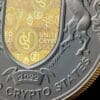 2022 Ukraine The Land of Freedom Bitcoin 1oz Silver Proof Coin - Image 6