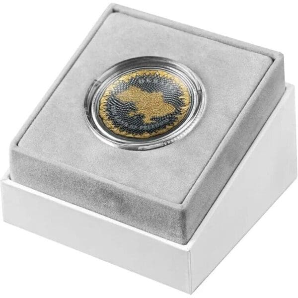 2022 Ukraine The Land of Freedom Bitcoin 1oz Silver Proof Coin - Image 7