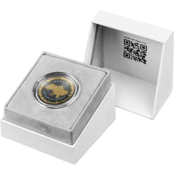 2022 Ukraine The Land of Freedom Bitcoin 1oz Silver Proof Coin - Image 8