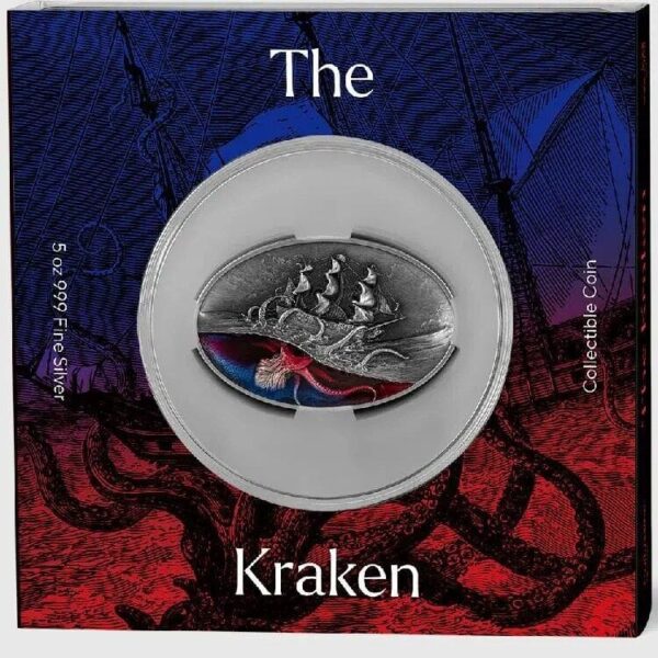 2023 The Kraken 5oz Silver Coin