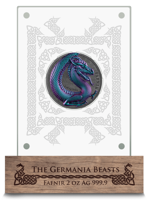 2020 Germania Beasts Fafnir Ultra High Relief 2oz Silver Coin - Image 6