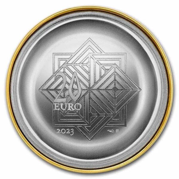 2023 €20 Pierre Herme Macaron 1oz Silver Proof Coin - Image 2