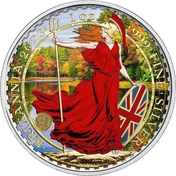 2023 Britannia Seasons Autumn 1st Edition 1oz Silver Coin