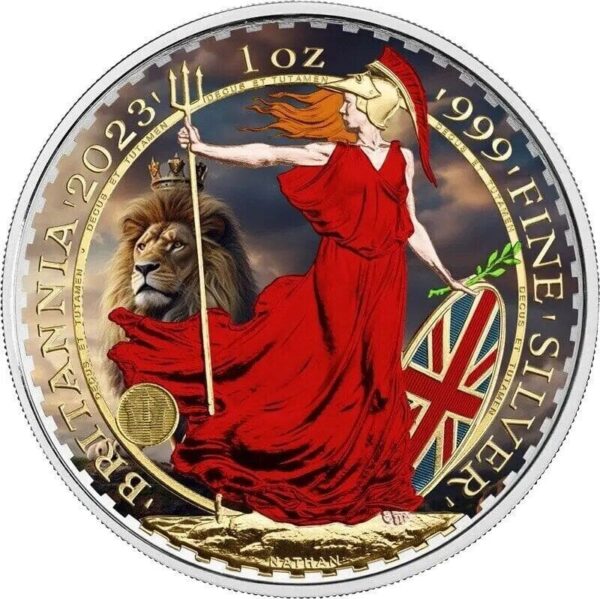 2023 Britannia Lion In Crown 1oz Silver Coin