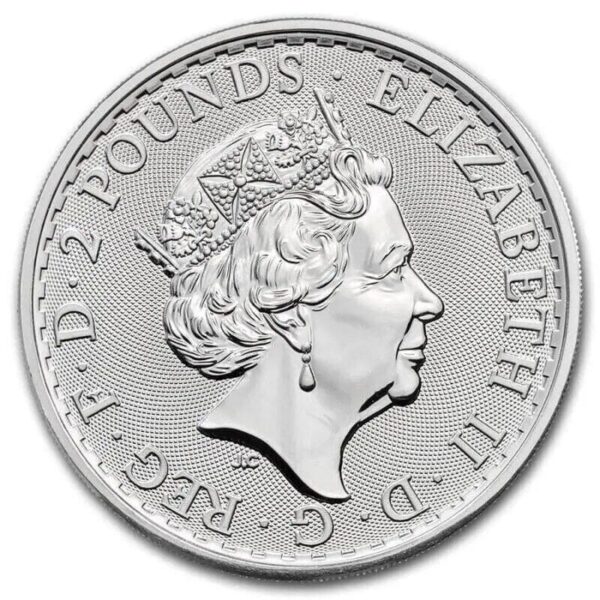 2023 Britannia Lion In Crown 1oz Silver Coin - Image 3