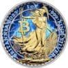 2023 Britannia Bitcoin Blue Lightning 1oz Silver Coin