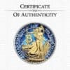 2023 Britannia Bitcoin Blue Lightning 1oz Silver Coin - Image 2