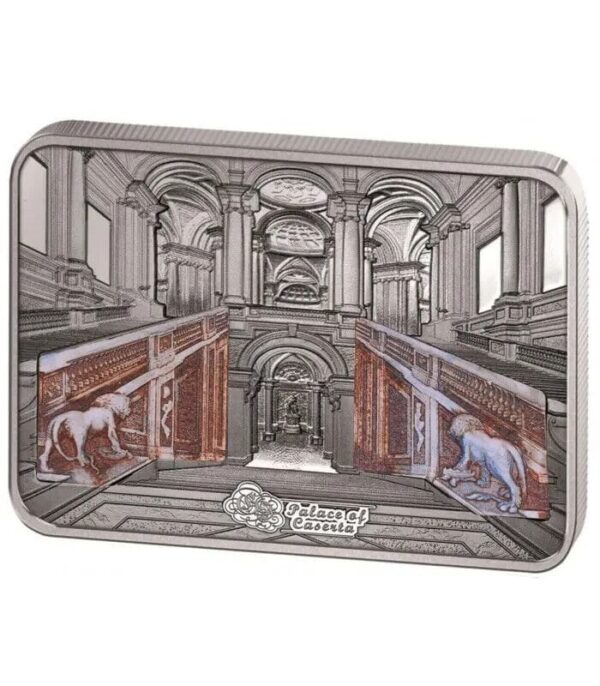 2014 $10 Grand Interiors Palace of Caserta Silver Coin