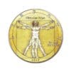 2019 $1 Vitruvian Man Da Vinci Walking Liberty 1oz Silver Coin