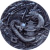 2021 $2 Japanese Dragon Watatsumi Pearl 2oz Silver Coin - Image 2