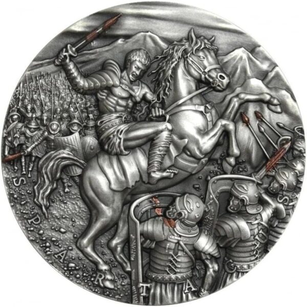 2017 $5 Spartacus Great Commanders Slave Revolt 2oz Silver Coin