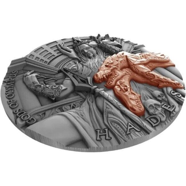 2018 $5 Hades Gods Of Olympus 2oz Silver Coin - Image 2