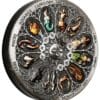 2020 Signs of the Zodiac 5oz Silver Antiqued Coloured Coin - Image 2